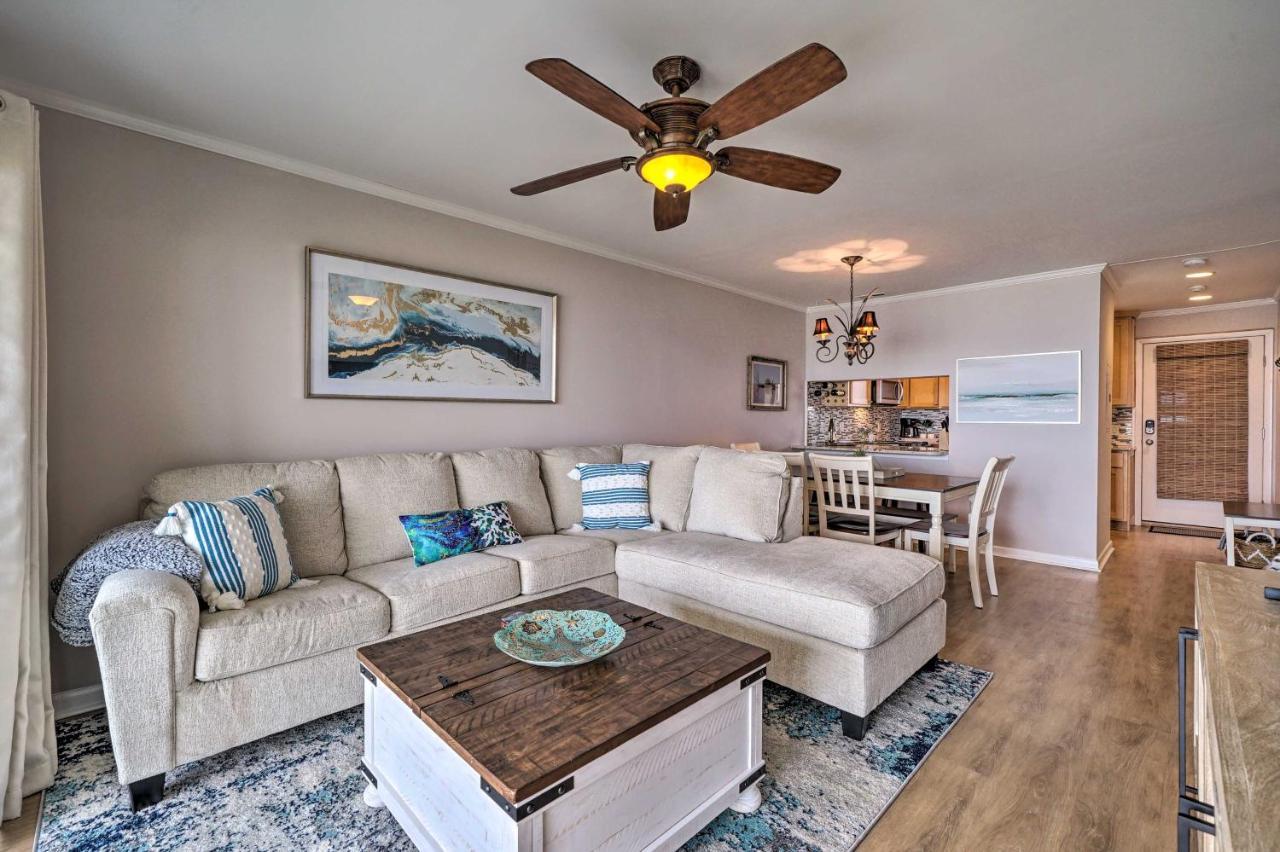 Beachfront Condo With Unobstructed Ocean Views! Oak Island Exterior photo