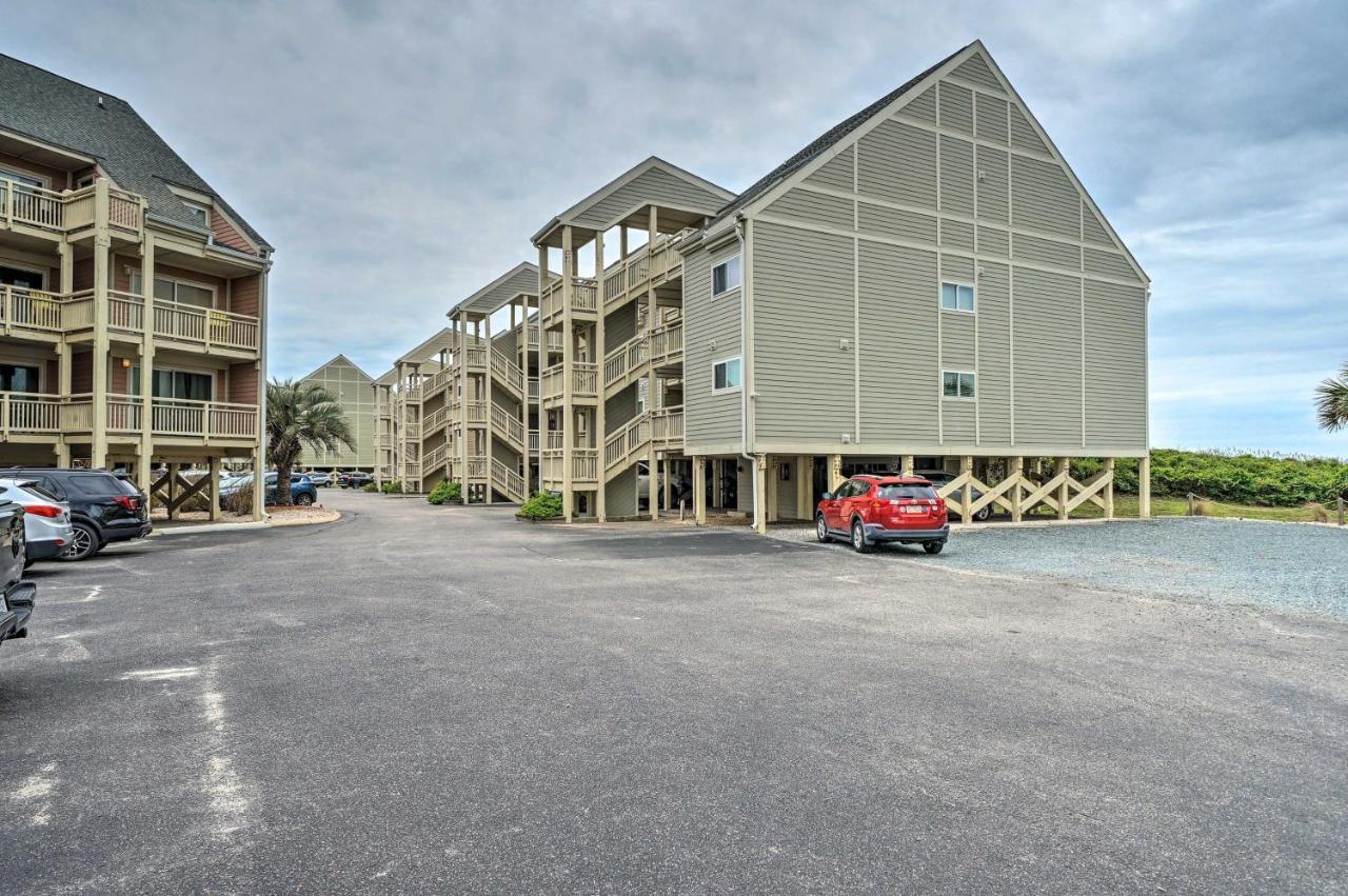 Beachfront Condo With Unobstructed Ocean Views! Oak Island Exterior photo